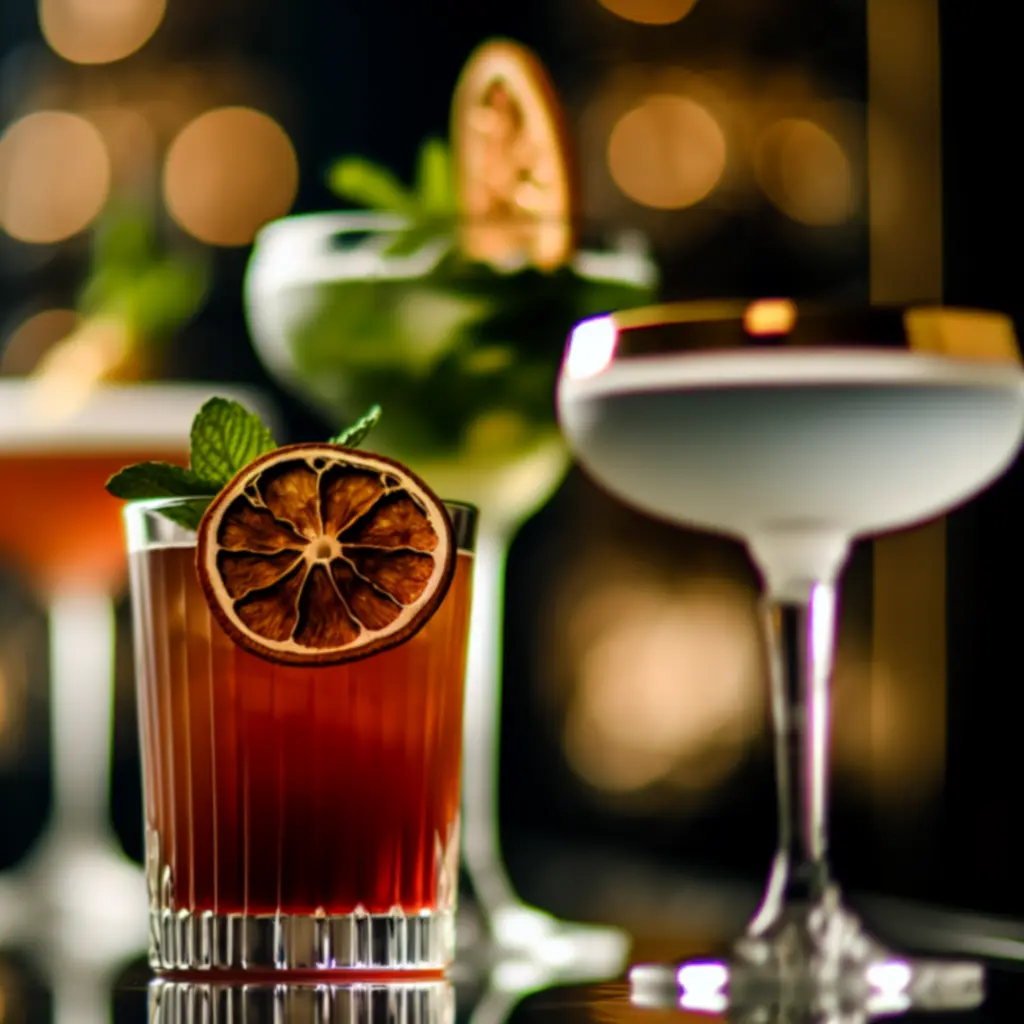 Podpisowe koktajle serwowane przy barze GrandsSpa