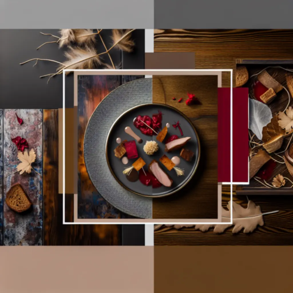 Zbliżenie na autorskie danie Szefa Kuchni serwowane w eleganckiej zastawie